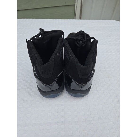 Jordan 11 Retro Black on Black Sneakers Patent Suede Size 13 Men  136046-000 main image 4